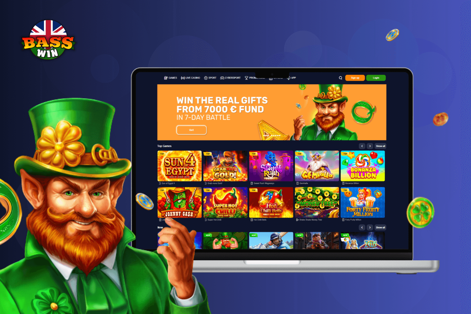 BassWin Casino UK: Get a 450% Welcome Package Today!